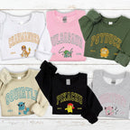 Personalized Pockemon Anime Characters Embroidered Sweatshirt