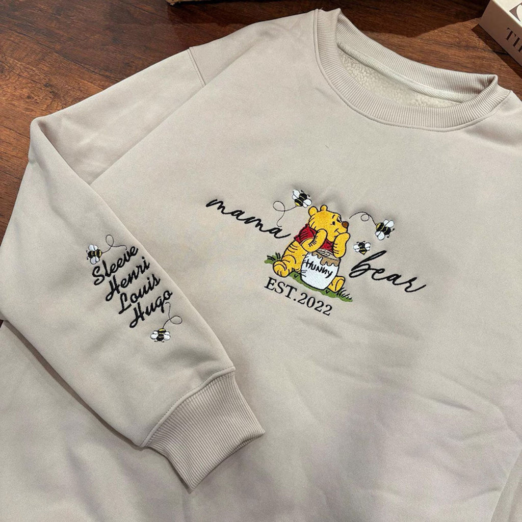 Custom Mama Bear Sweatshirt with Kids Names