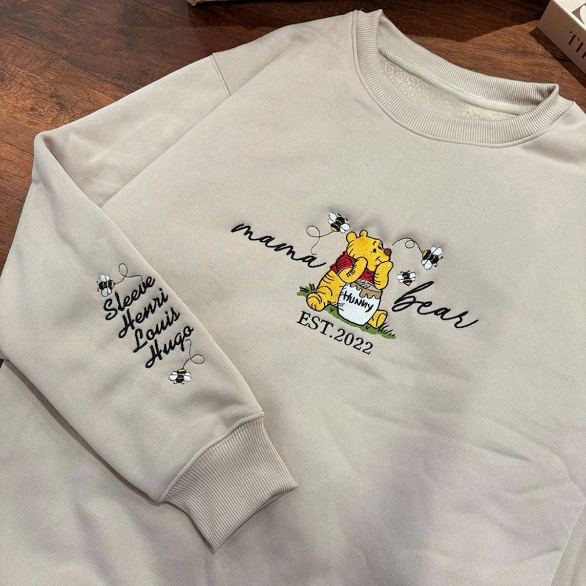 Custom Mama Bear Sweatshirt with Kids Names
