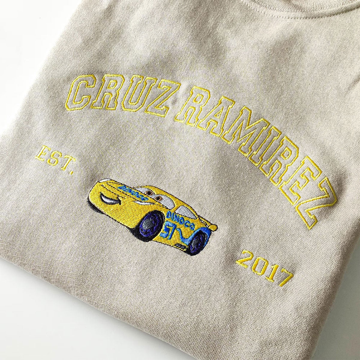 Mcqueen Sally Sweatshirt, Cars Movie Embroidered Sweatshirt, Cartoon Family Sweat