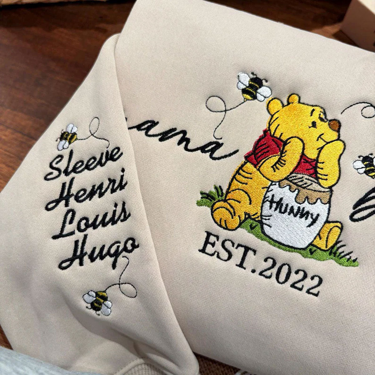 Custom Mama Bear Sweatshirt with Kids Names