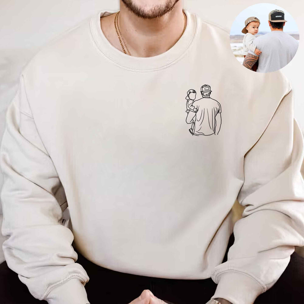 Dad and me-Custom Photo Shirt