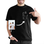 Dad and me-Custom Photo Shirt