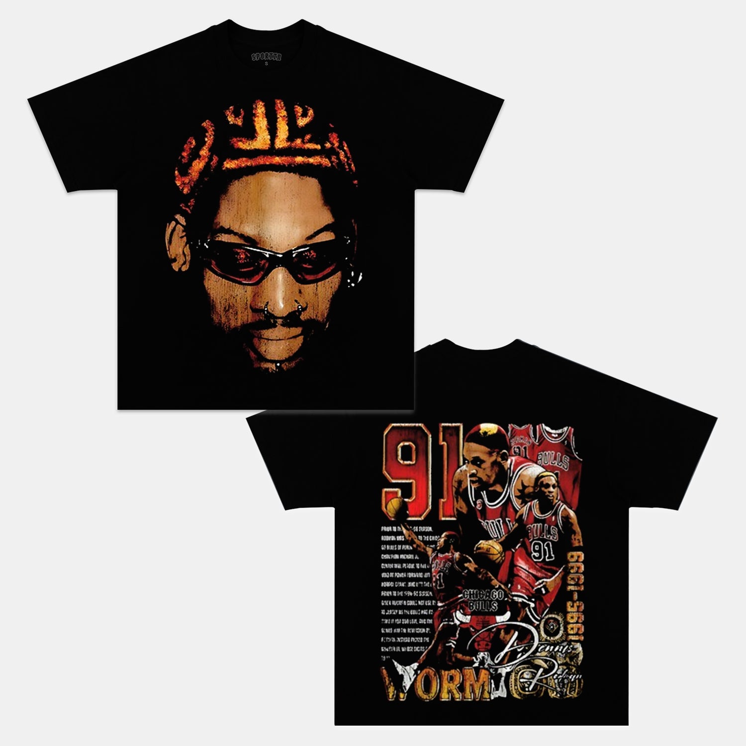 THE WORM DENNIS RODMAN TEE