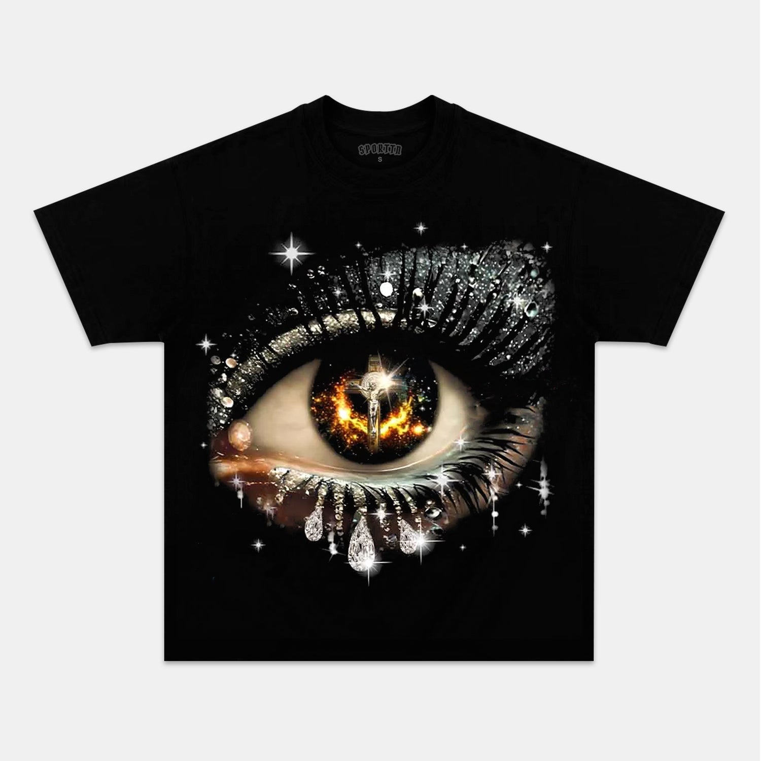 RETRO CROSS STAR EYES TEE