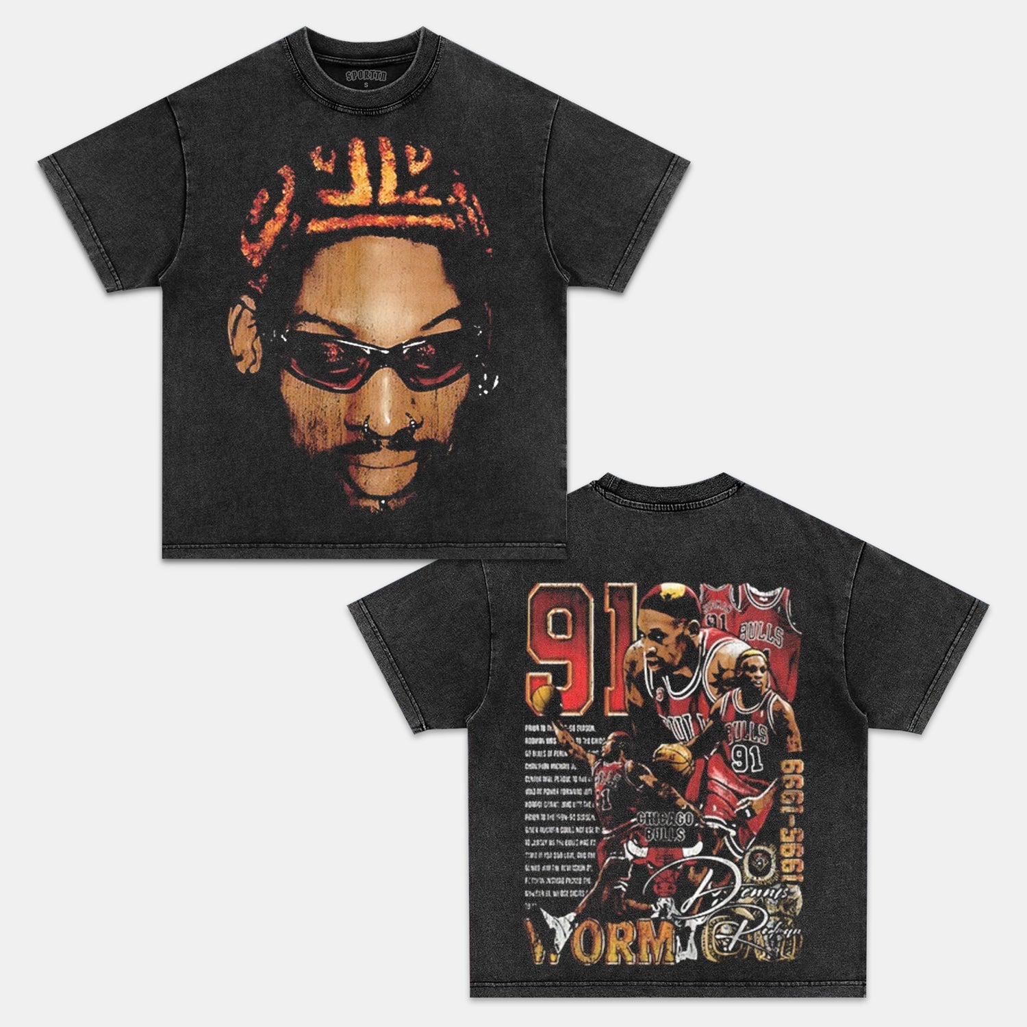 THE WORM DENNIS RODMAN TEE