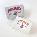 Matching Mario Embroidered Sweatshirt, Mario and Princess Hoodie