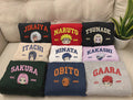 Naruto Character Embroidered Sweatshirt