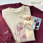 Anniversary Custom Embroidered Sweatshirt Gifts for parents