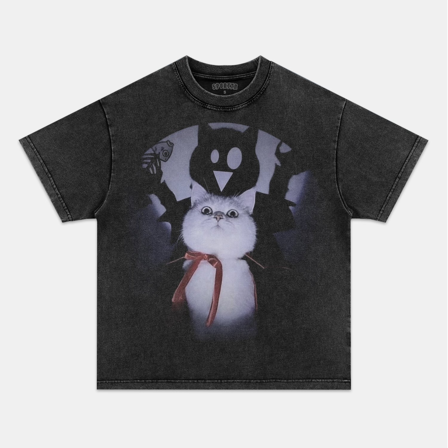 HALLOWEEN FUNNY CAT TEE