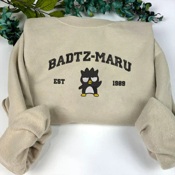 Sanrio Characters Embroidered Sweatshirt, Anime Sweatshirt and Hoodie
