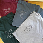 Custom Kids Art Embroidered T-shirt