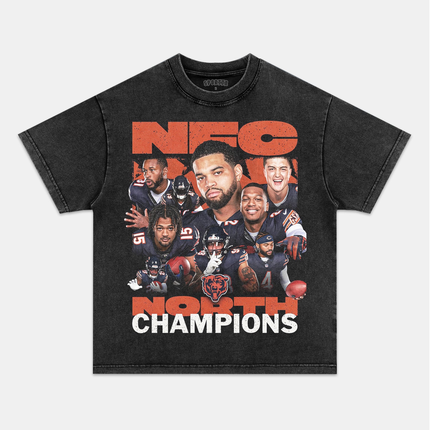 CHICAGO BEARS & NFC NORTH CHAMPIONS TEE