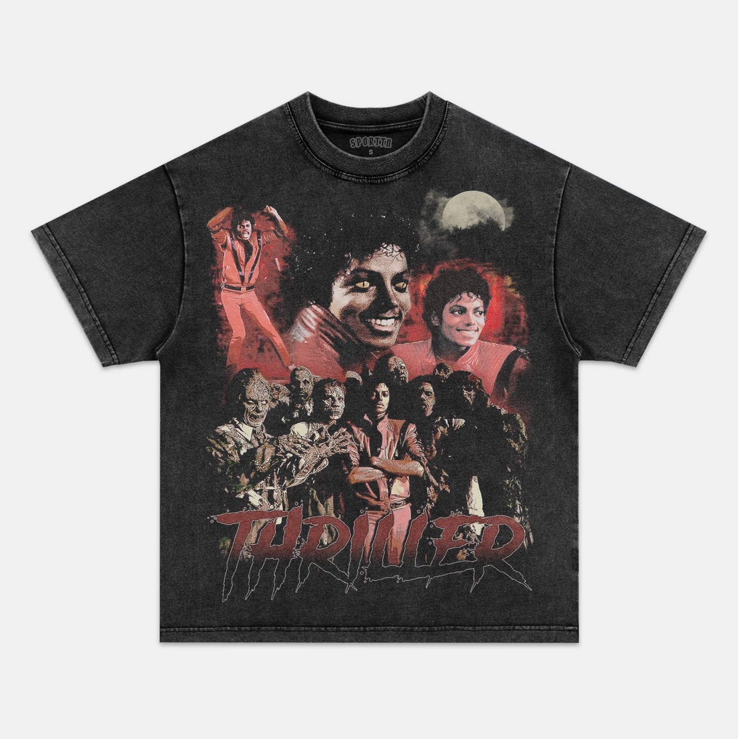 MICHAEL JACKSON & THRILLER TEE