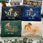 Custom Embroidered Anime Sweatshirt, Personalized PokaDad Character Hoodie