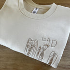 Custom Kids Art Embroidered T-shirt
