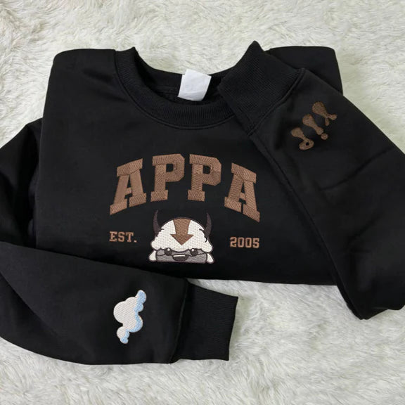 Appa Embroidered Sweatshirt