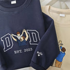 Custom Dad Embroidered Sweatshirt