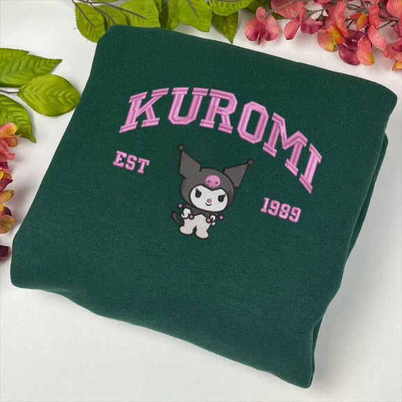Sanrio Characters Embroidered Sweatshirt, Anime Sweatshirt and Hoodie