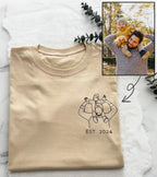 Dad and me-Custom Photo Shirt