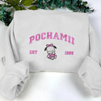 Sanrio Characters Embroidered Sweatshirt, Anime Sweatshirt and Hoodie