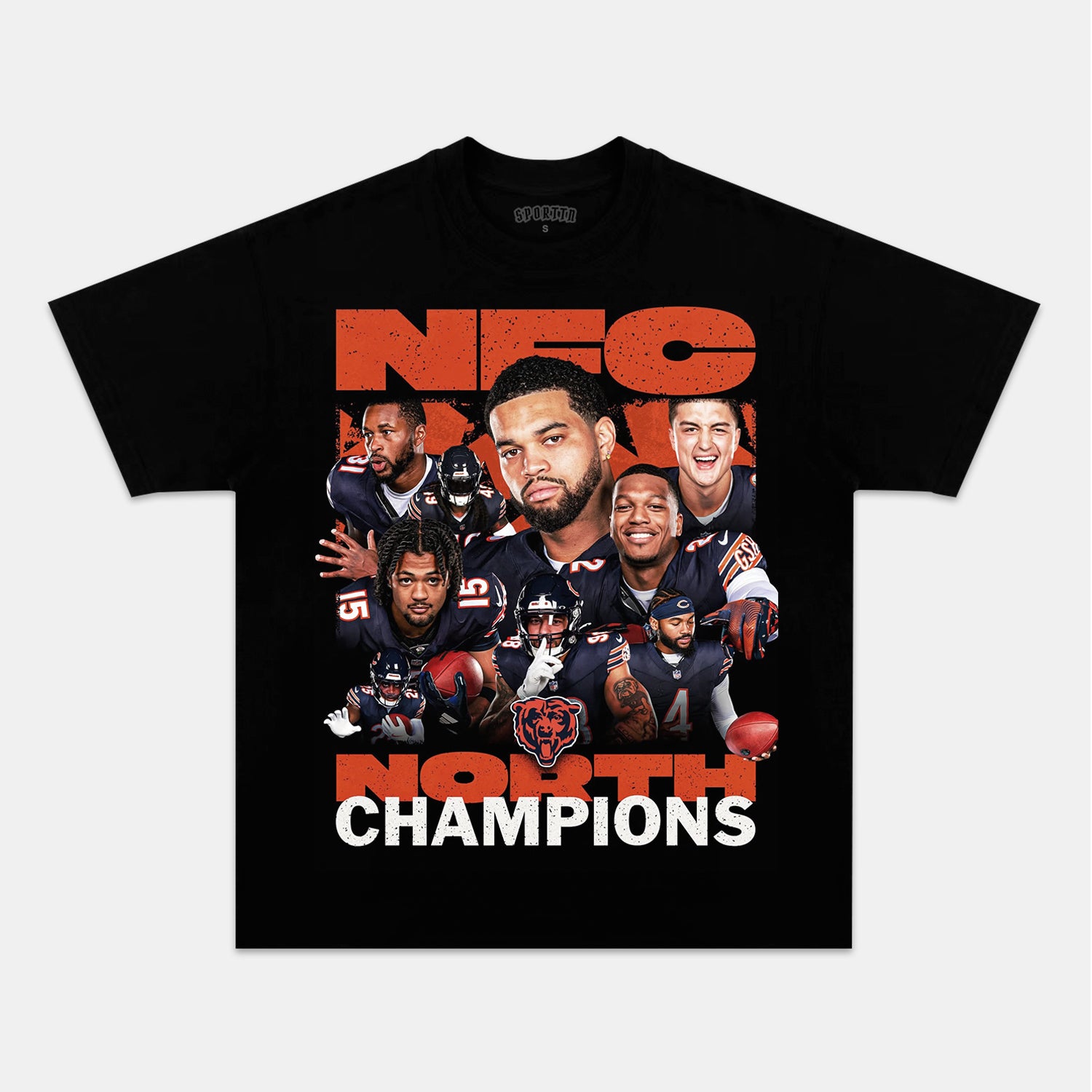 CHICAGO BEARS & NFC NORTH CHAMPIONS TEE