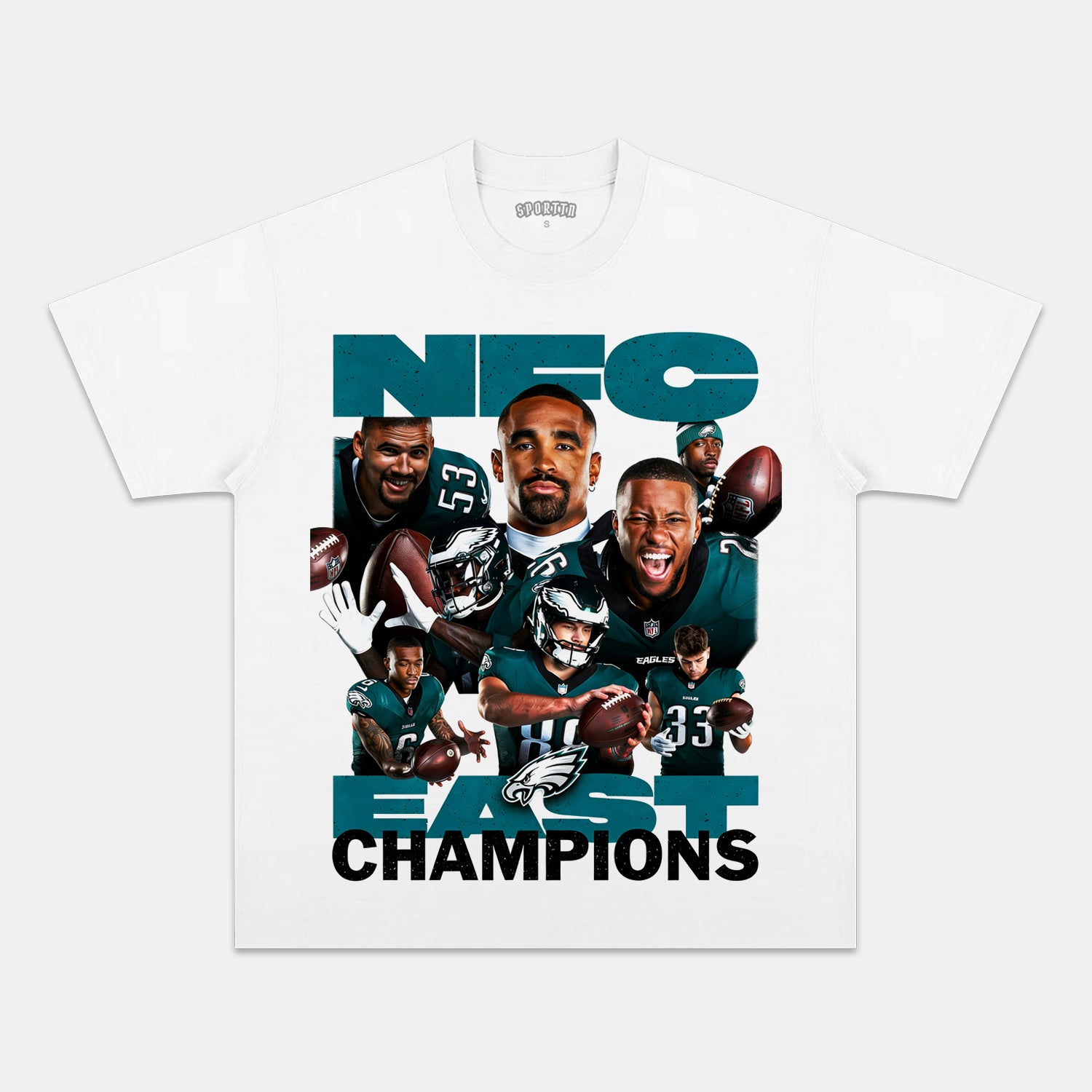 EAGLES 2025 NFC EAST CHAMPIONS  TEE