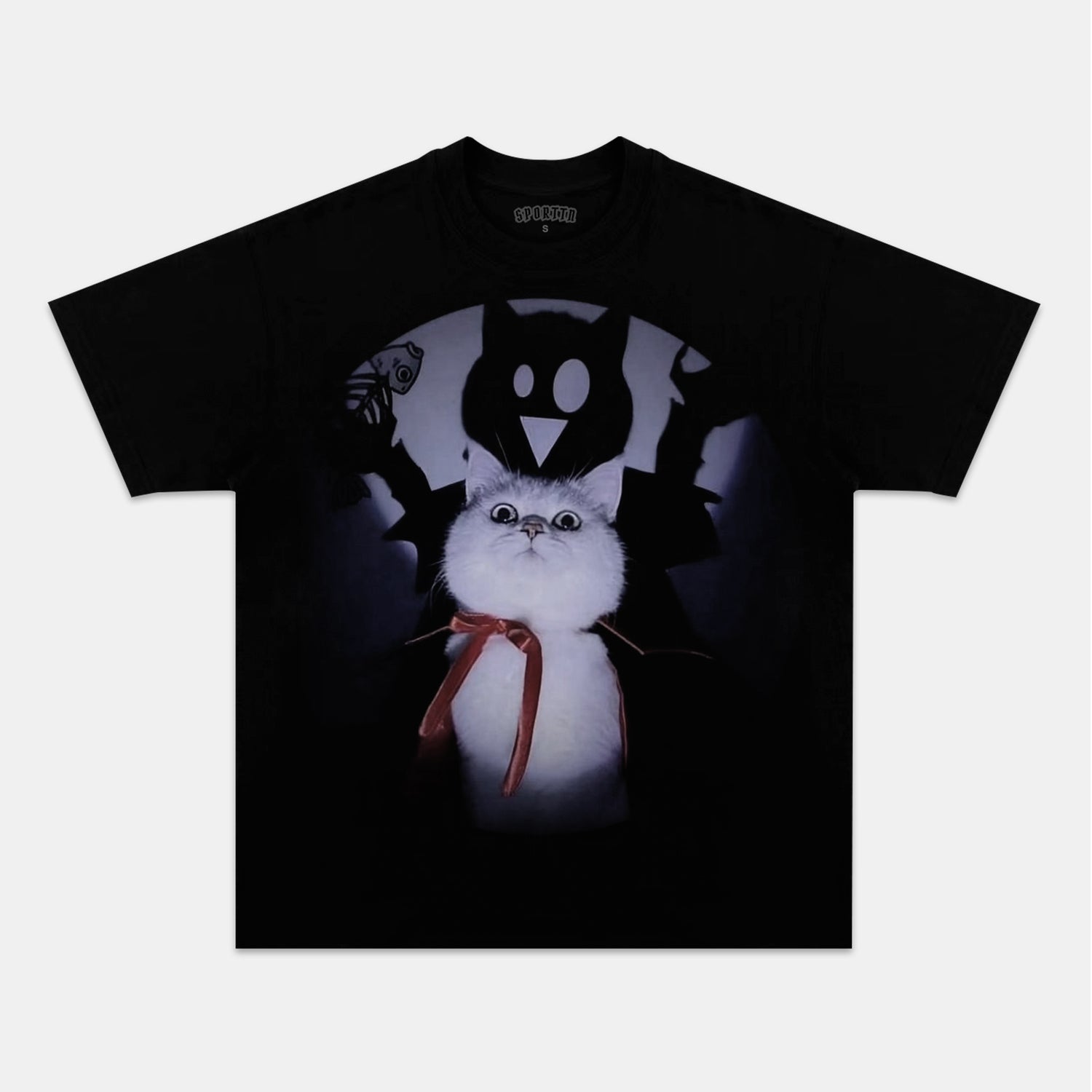 HALLOWEEN FUNNY CAT TEE