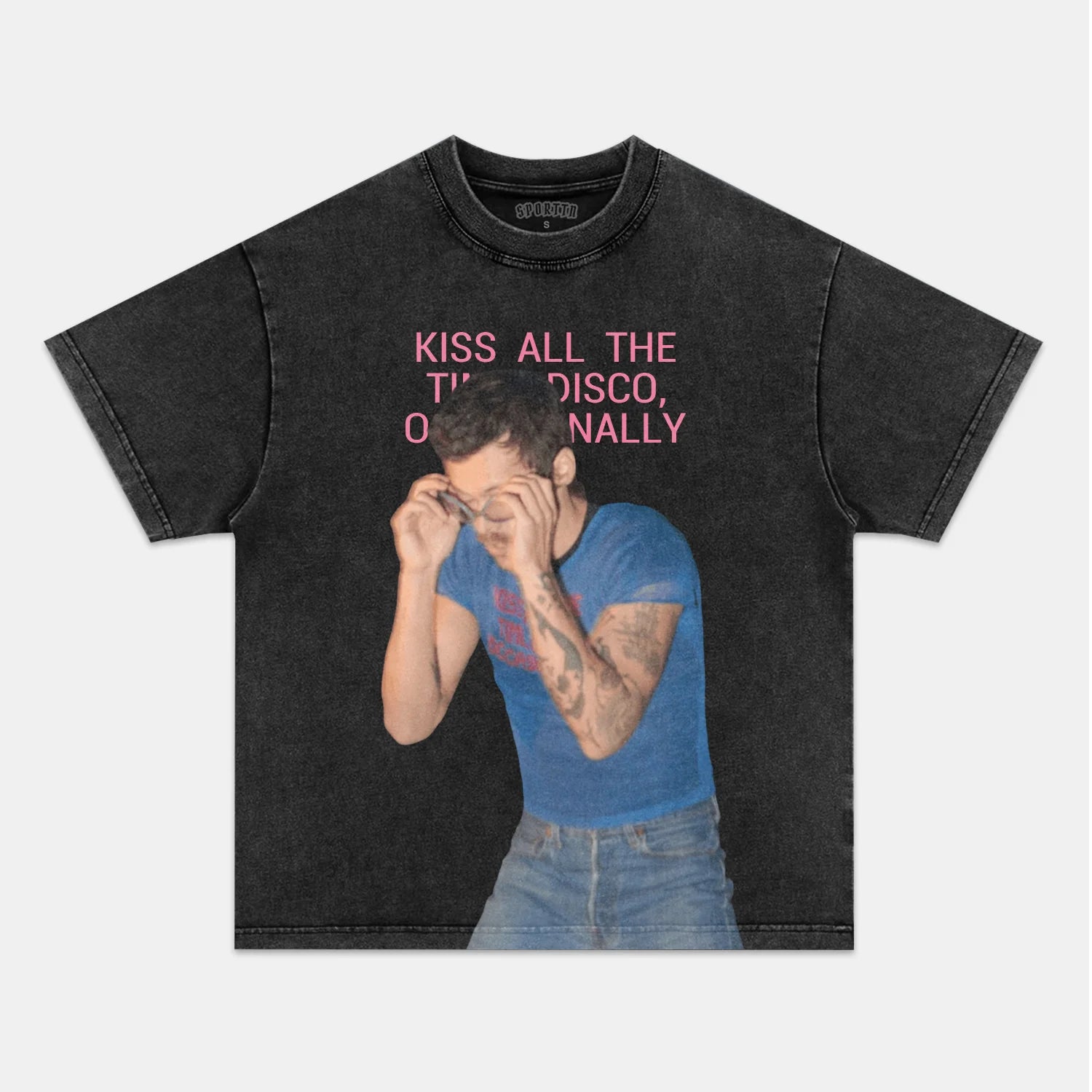 HARRY STYLES & KISS ALL THE TIME. DISCO, OCCASIONALLY V3 TEE