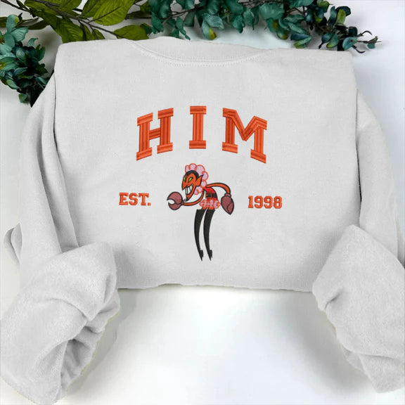Powerpuff Girls Character Embroidered Sweatshirt, Cartoon Hoodie