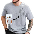 Dad and me-Custom Photo Shirt