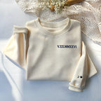 Personalized Roman Numeral Sweatshirt