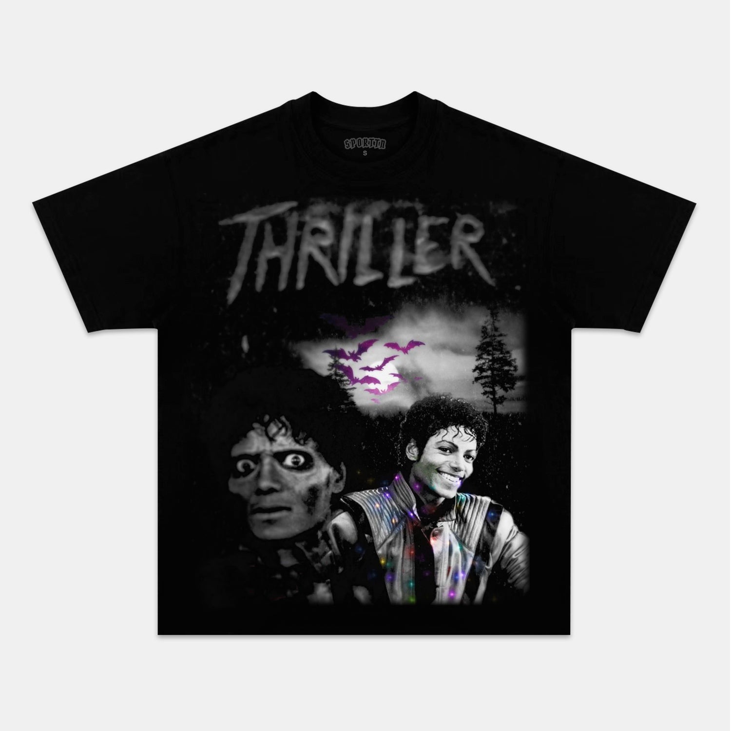 MICHAEL JACKSON & THRILLER V3 TEE