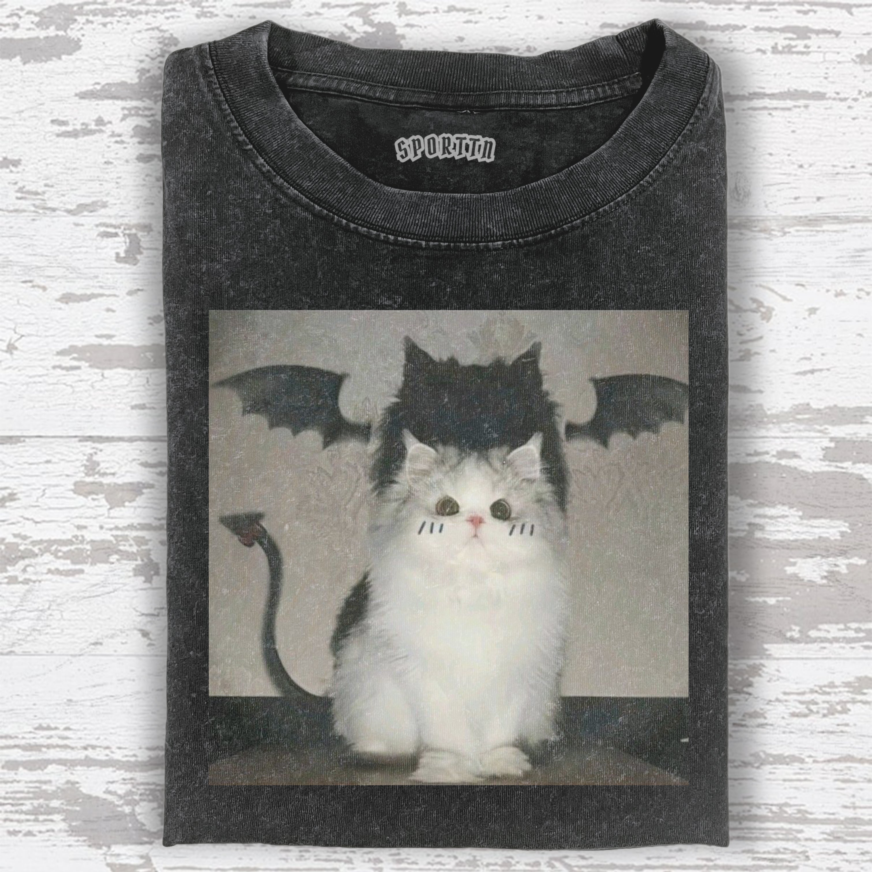 HALLOWEEN FUNNY CAT V5 TEE