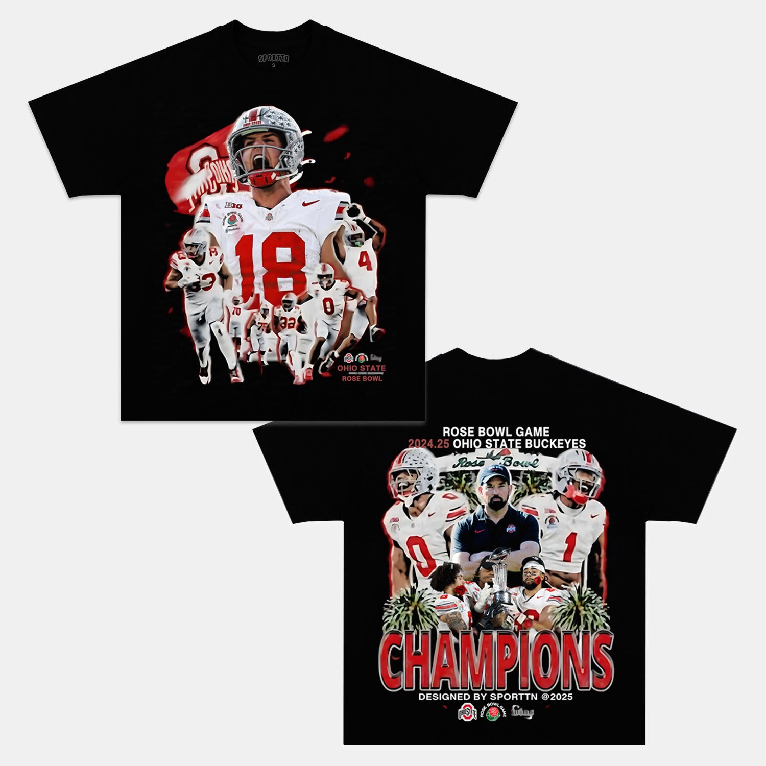 OHIO STATE-ROSE BOWL 2025 TEE