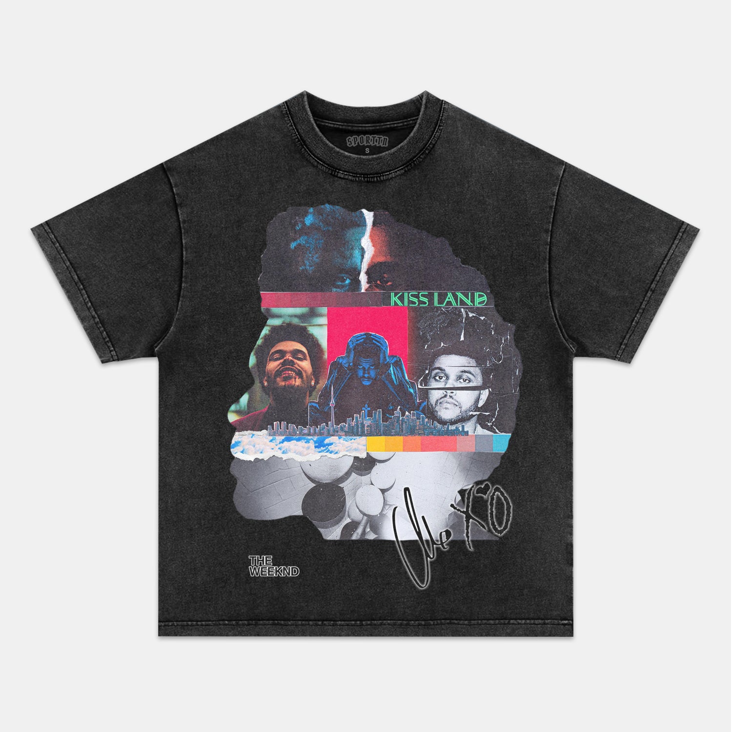THE WEEKND & HEAD COLLAGE TEE