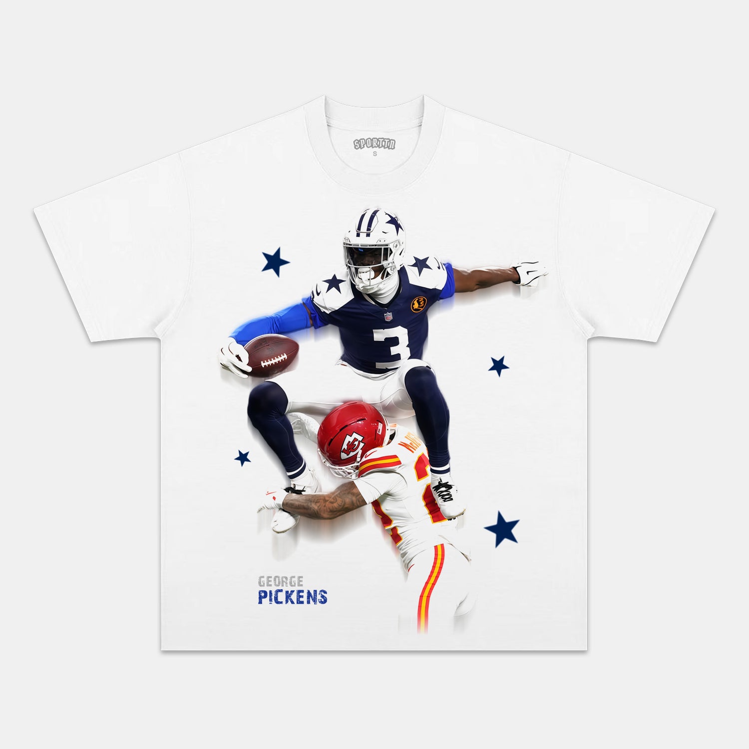 DALLAS COWBOYS & GEORGE PICKENS TEE