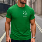 Personalized men's t-shirt for dad with children's names and birth years as a Father's Day gift
