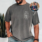 Dad and me-Custom Photo Shirt