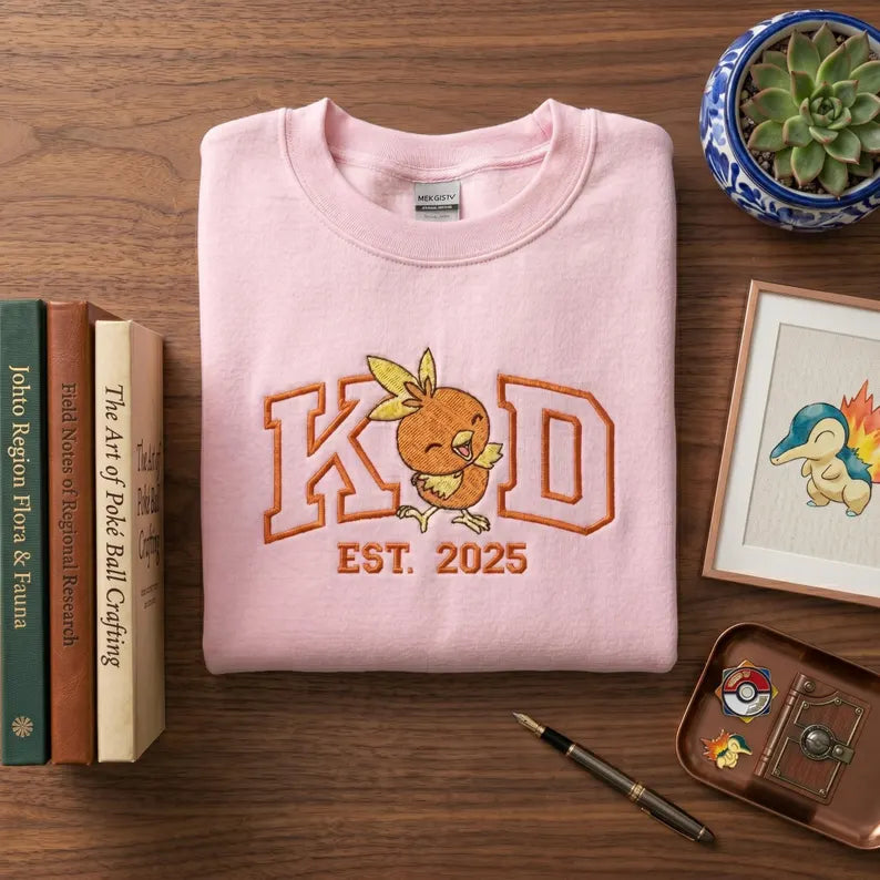 Personalized Mom Dad & Kid Crewnecks Custom Family Embroidered Sweatshirt