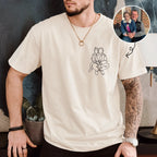 Dad and me-Custom Photo Shirt