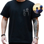 Dad and me-Custom Photo Shirt