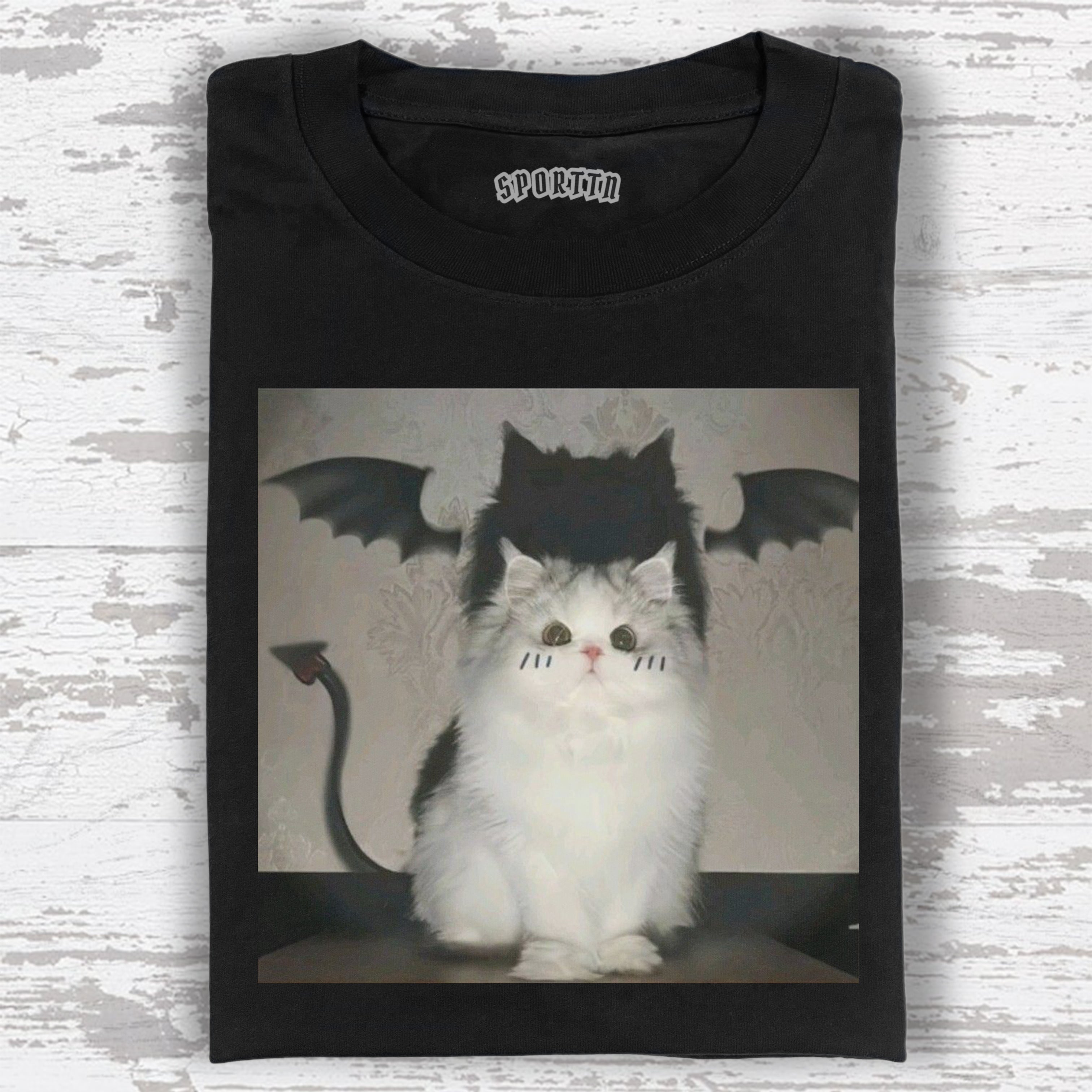 HALLOWEEN FUNNY CAT V5 TEE