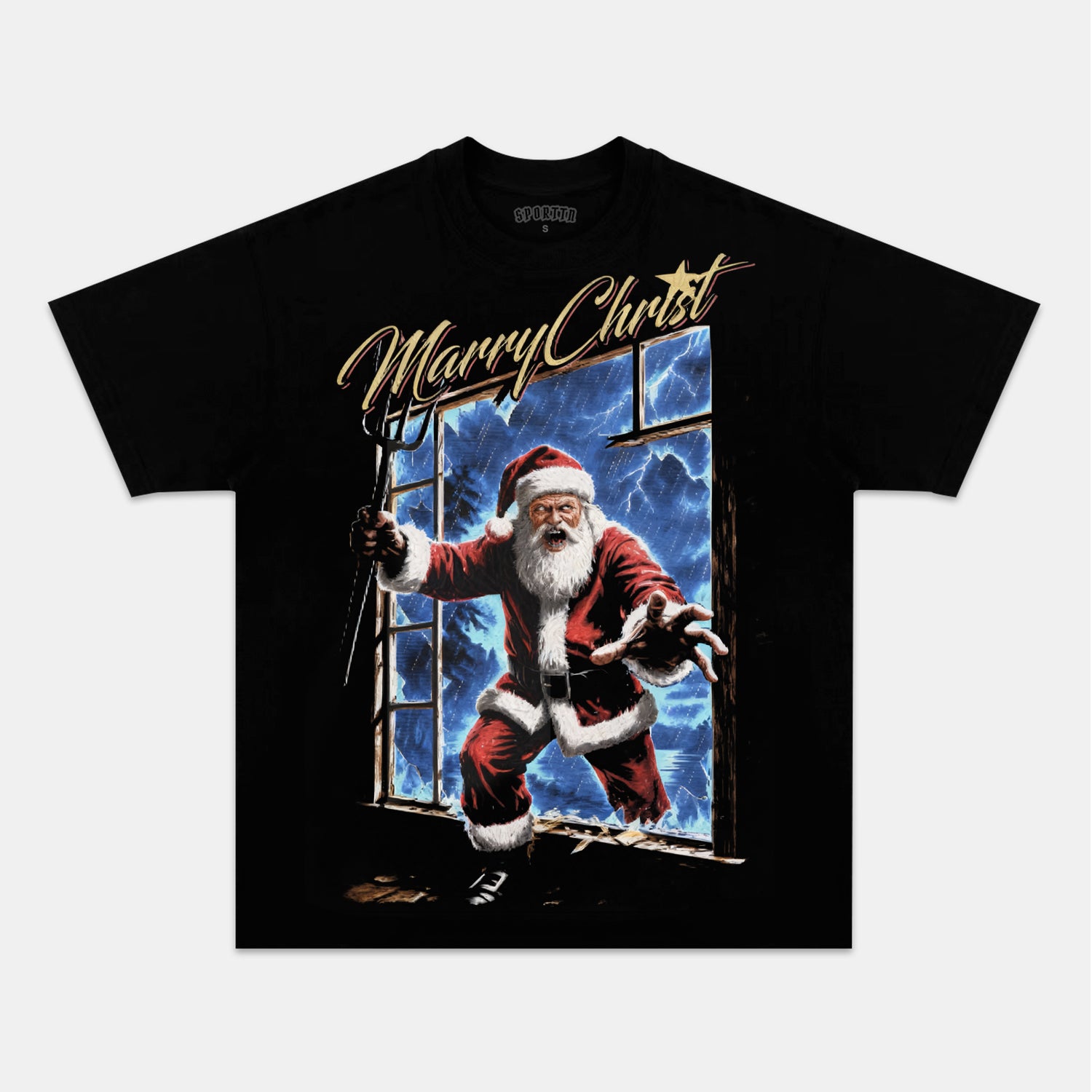 RETRO SANTA CLAUS V2 TEE