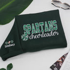 Custom Embroidery Initial Heart sleeve Hoodie