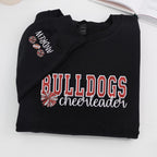 Custom Embroidery Initial Heart sleeve Hoodie