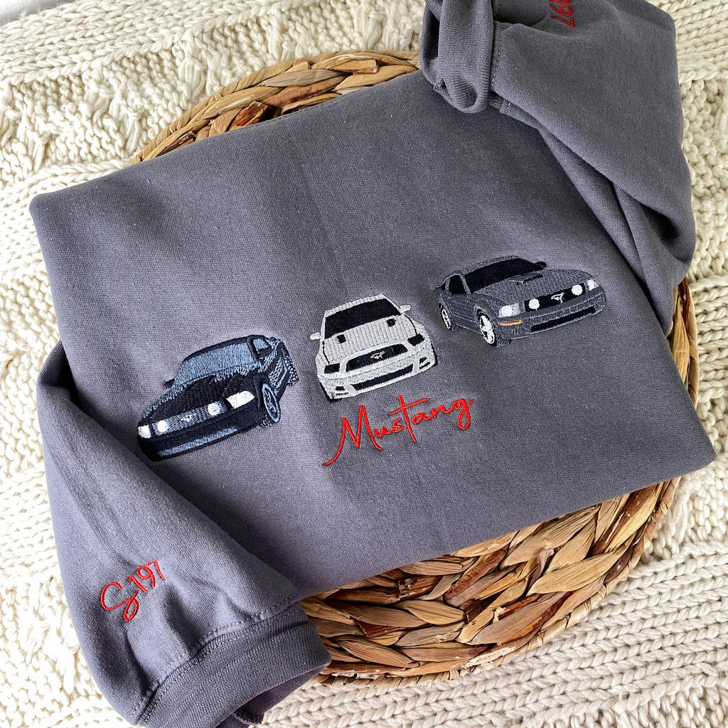 Custom Embroidered Car V3 Sweatshirt