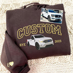 Custom Embroidered Car V1 Sweatshirt