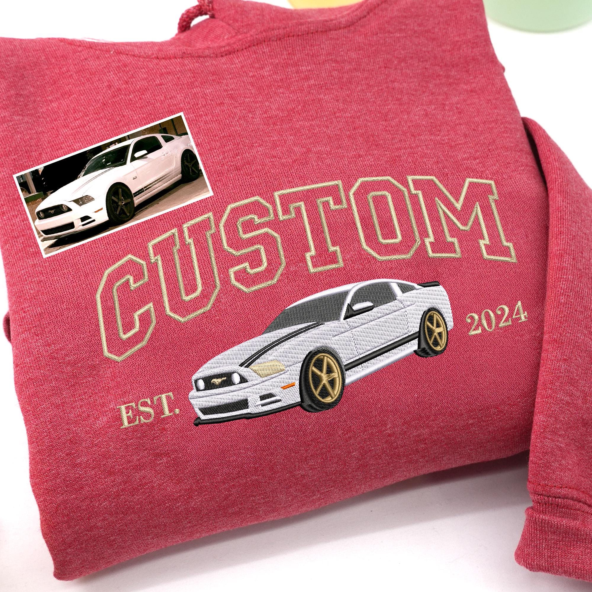Custom Embroidered Car V1 Sweatshirt