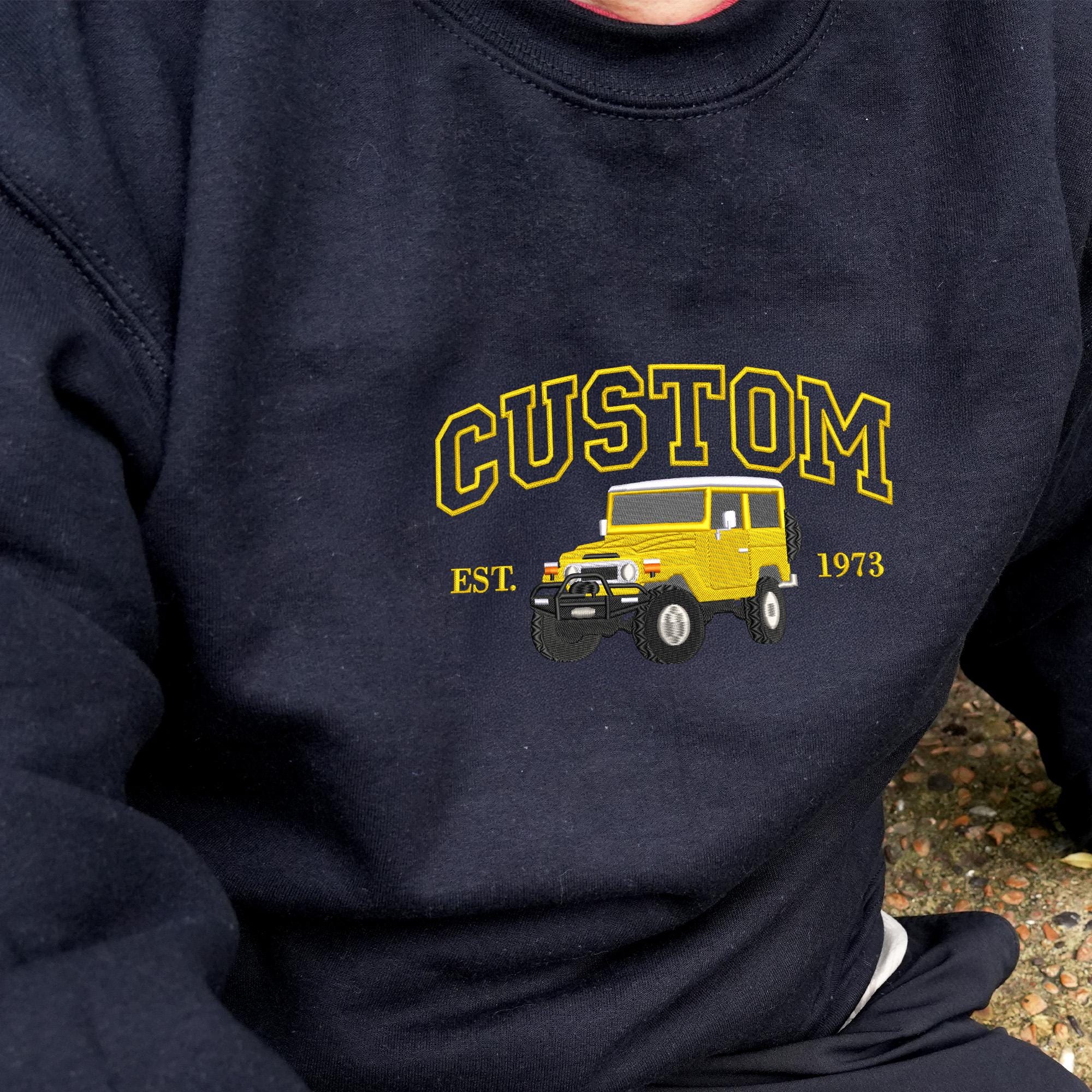 Custom Embroidered Car V1 Sweatshirt